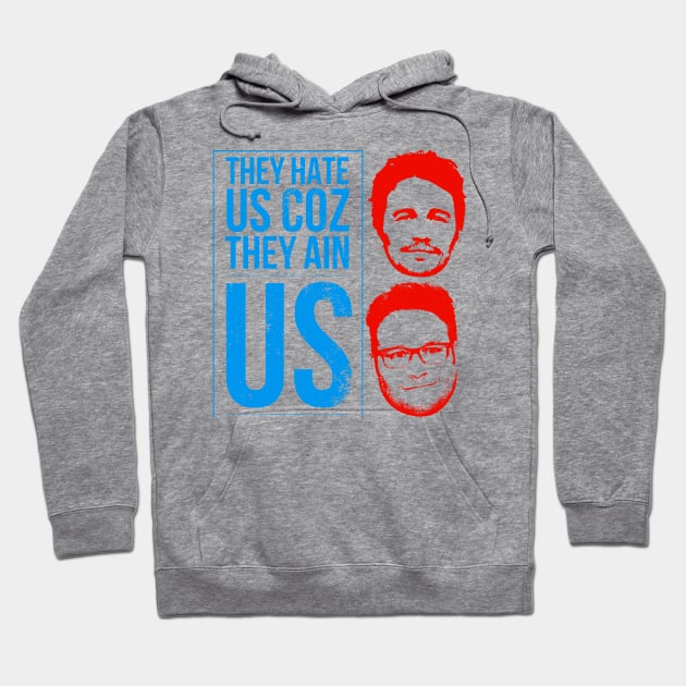 They hate us coz they ain us 2 Hoodie by throwback